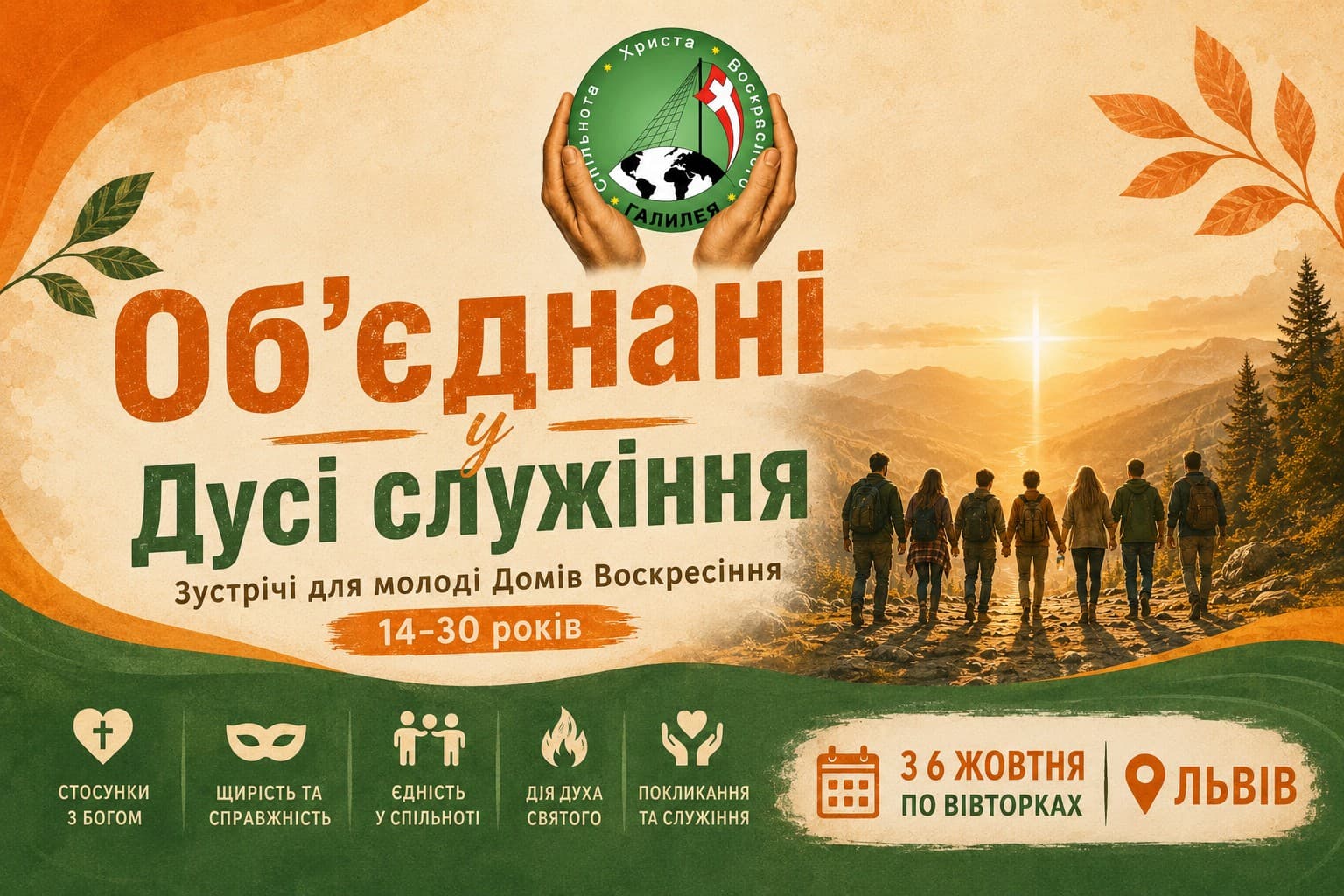 ОБʼЄДНАНІ У ДУСІ СЛУЖІННЯ 🔥
